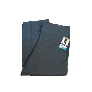 NWT Women's Gray MONDETTA High-Rise Straight Leg Pant 2X